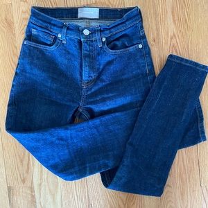 Everlane High Rise Skinny Jean Indigo Sz 25